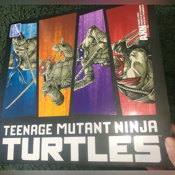 TEENAGE MUTANT NINJA TURTLES 4 FIGURE PACK NEW - Picture 1 of 8